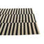 Tapis noir et blanc Ivey