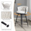 Tabouret de bar et de comptoir pivotant à motif de tissage courbé-1118160438-1291431363
