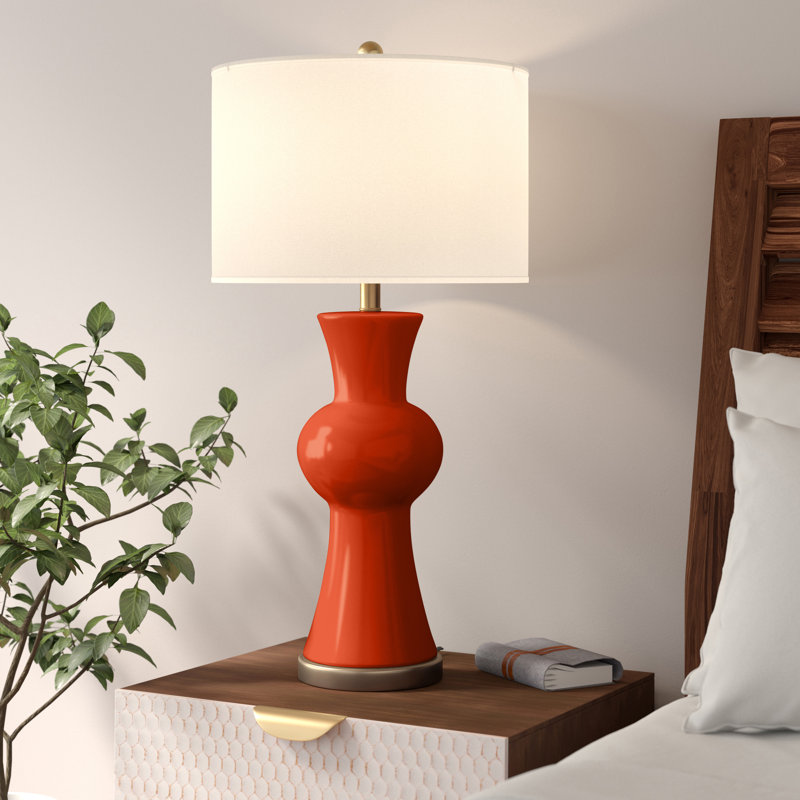 Chanse Table Lamp, Orange