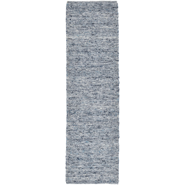 Wool Blue Area Rug
