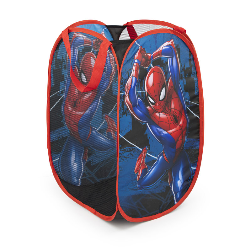 Spiderman laundry or toy basket