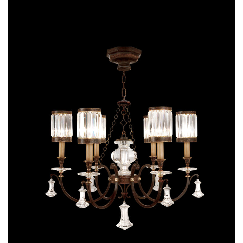 Lustre rond 32 po Eaton Place, Fer rustique
