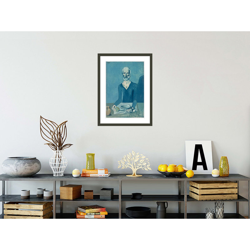 «The Ascetic (L 'Ascète)» par Pablo Picasso, impression giclée sur cadre, H 29,5 po x l 22,16 po