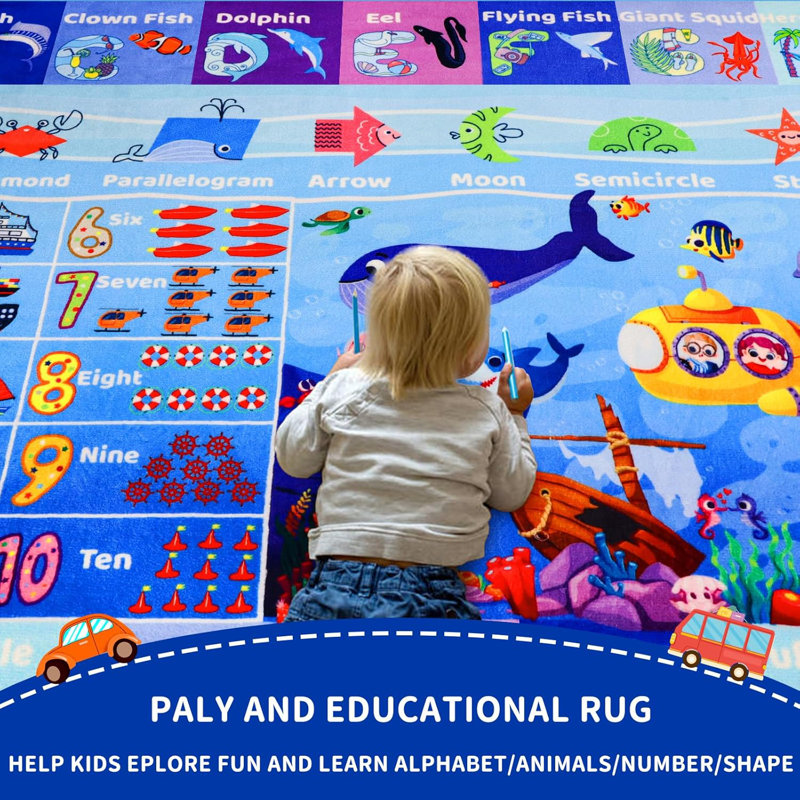 Tapis de jeu, Rectangle 4 pi 11 po x 6 pi 7 po