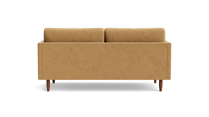 Skinny Fat Loveseat (70"), 70" W, Performance Velvet - Nutmeg