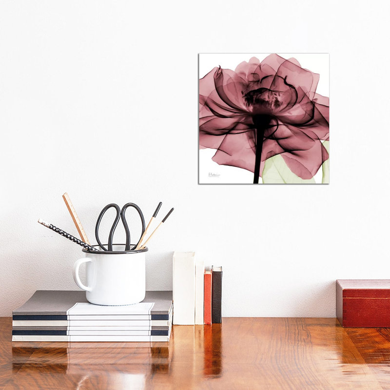 Chianti Rose II by Albert Koetsier - Wrapped Canvas Painting, 30.48 cm H x 30.48 cm W