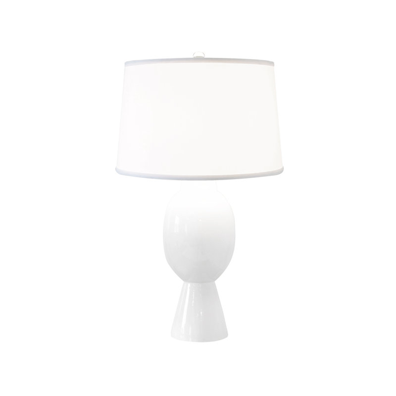 Dover Ceramic Table Lamp, White