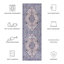 Tapis oriental beige / gris-1404534239
