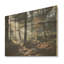Forêt de pin, paysage d'automne, art mural sur bois de pin naturel-1745211102