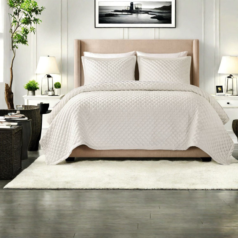 Velvet Coverlet Set
