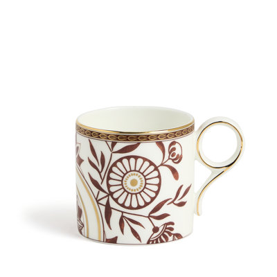 Red Splendour Bone China Coffee Mug