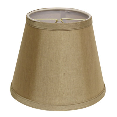 Rectangle Bell Hardback No Slub Fabric Lampshade with Bulb Clip for Table Lamps