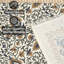 Ensemble de 2 essuie-mains gaufrés en tissu 100% coton 17 "X32" Block Print