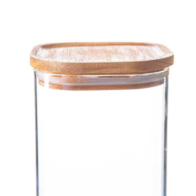 Glass Jar, 21cm H x 10cm W x 10cm D