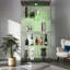 Armoire éclairée en verre, vitrine avec 4 tablettes de rangement, armoire de rangement décorative pour l'intérieur-66818031