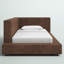 Lit plateforme tapissier Beckham-1009241953