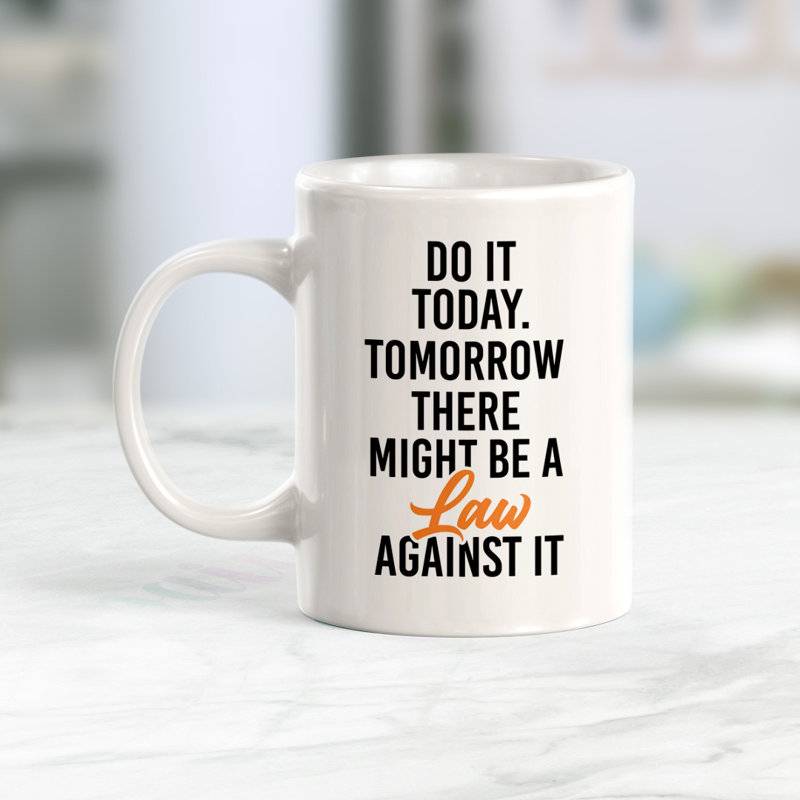Faites-le aujourd'hui. Grande tasse à café en plastique, Ensemble de verres à lait, Céramique
