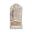 Chevalet en bois blanc Popp, 15 x 7 x 8