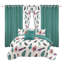 Ensemble de literie et de rideaux pour grand lit 9 pièces Boho-117990820