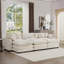 Ensemble de canapé modulaire surdimensionné avec 3 repose-pieds, ensemble de canapé modulaire pour travailler comme canapé-lit, ensemble de canapé 6 pièces-1587867164
