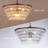 7 - Light Dimmable Tiered Chandelier