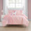 Ensemble d'édredon en microfibre rose ALEX + BELLA