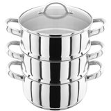 Judge Stainless Steel 3 Tier Steamer Set