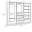 Système d'organisation modulaire autoportant Dee, 6 tablettes, 2 tringles, gris