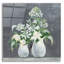«Late Summer Bouquet 3 White Vase» par Julia Purinton, art mural en verre acrylique-1079018857