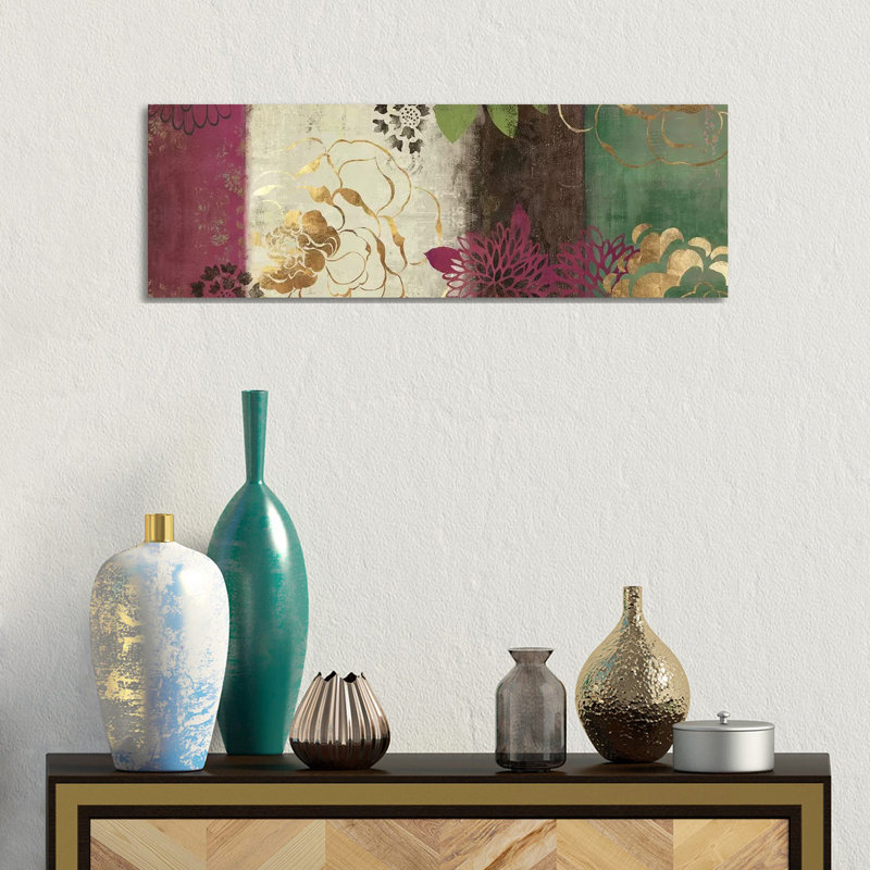 Jacquard II by Asia Jensen - Wrapped Canvas Panoramic Print
