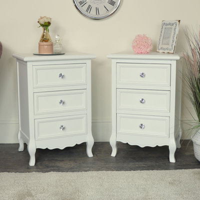 Ashby 45cm W Solid Wood Bedside Table