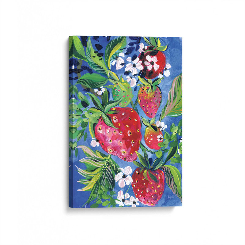 Impression sur toile Ju Juice Strawberries, L 24 po x H 36 po