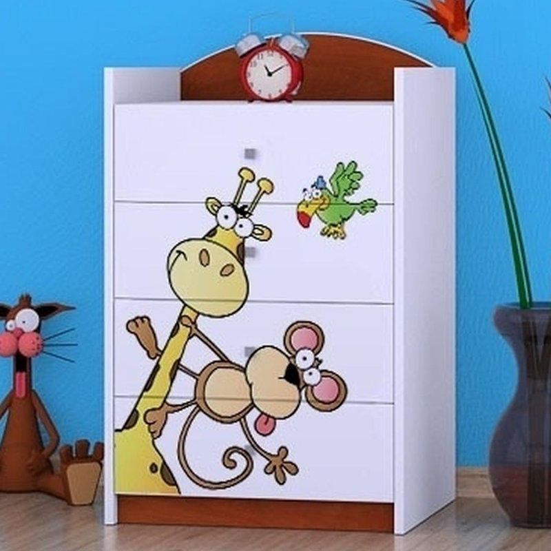 Nokes 4 Drawer Chest, Brown