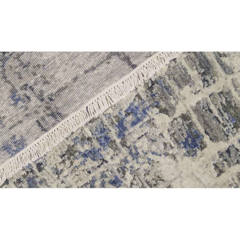 Canterbury Hand-Knotted High-Quality Blue Area Rug