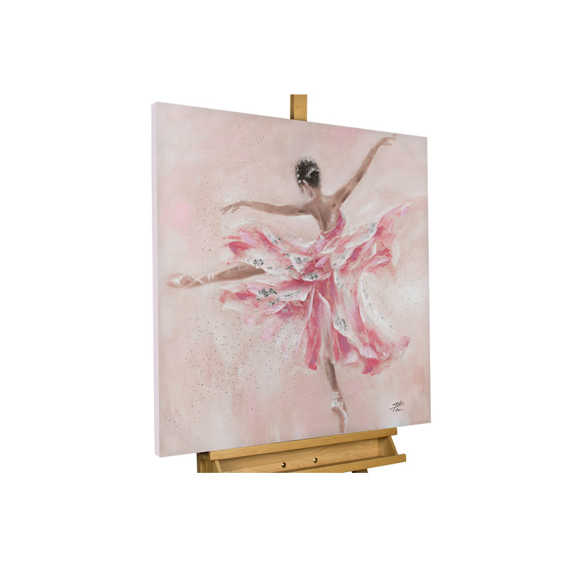 Hand -painted Butterfly Ballerina Acrylic Painting
