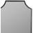 Simone Metal Arch Mirror-1051527056