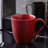 Stone Lain Sam Porcelain 16 Piece Dinnerware Set, Dish Set w/Service for 4, Red