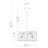 3 - Light Drum Chandelier
