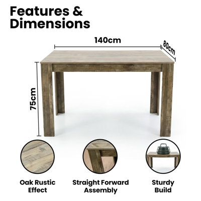 Johanne 4 - Person Dining Set