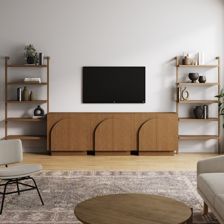 Sideboard And Bookcase Set Entertainment Center