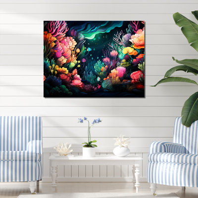Multicolor Coral Reef Explorations IV - Coralwall Art