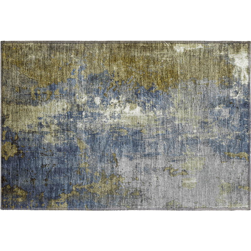 Premium Machine Washable Medena AMF1870 Abstract Rug, Rectangle 1'8" x 2'6"