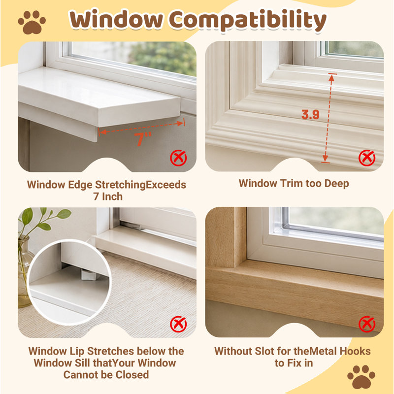 Perchoir surélevé pour chat avec coussin moelleux et structure en bois