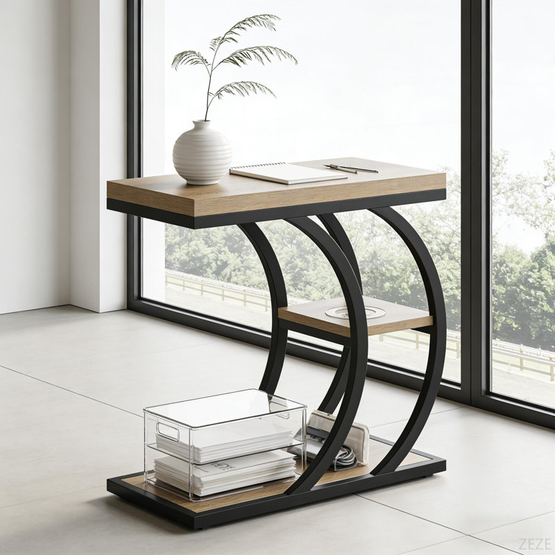 Contemporary Design End Table,3-Tier Side Table,Couch Table