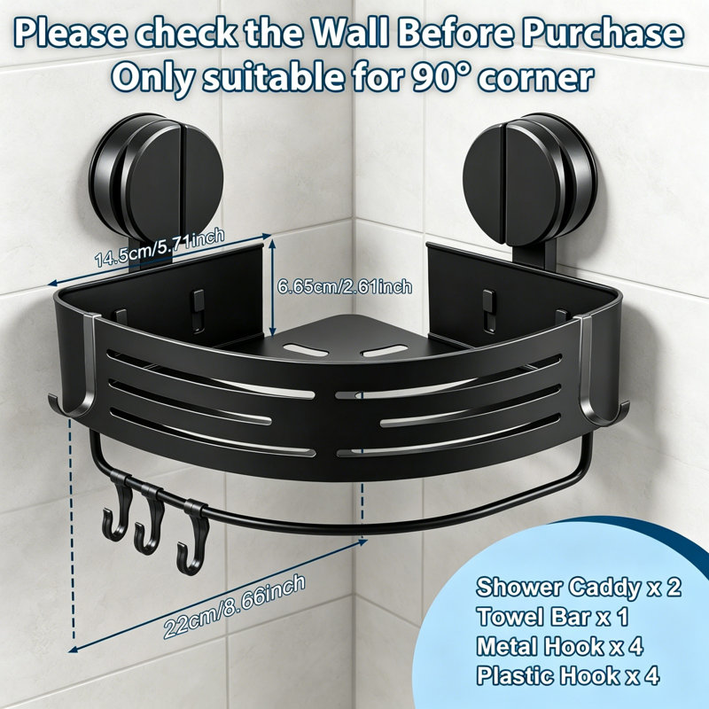 Aluminum Wall Bathroom Shelves