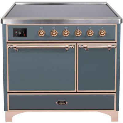 Cuisinière à induction 40 pouces avec 6 éléments à induction ILVE Majestic II Series (porte en verre)
