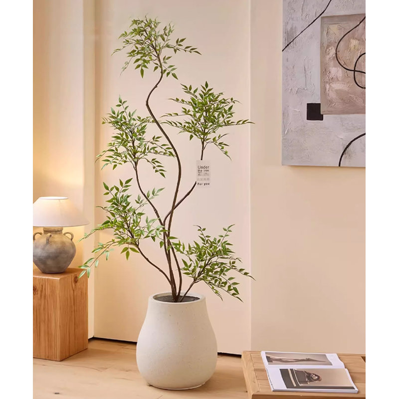 Faux arbre artificiel en bambou