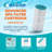 Replacement Spa Filter Cartridge Compatible with Pleatco PCD75N and Unicel C-7375