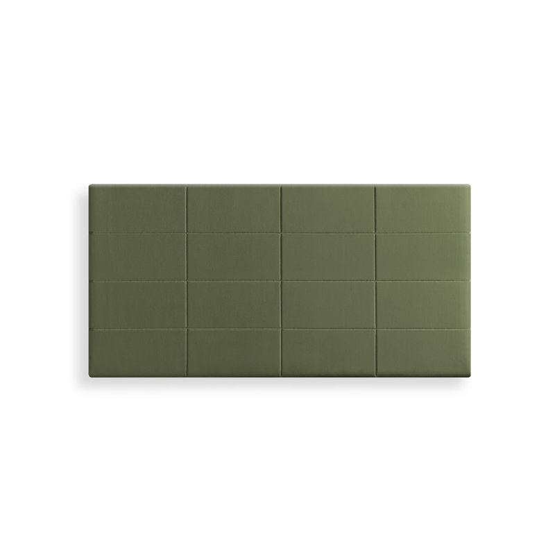 Raglen Upholstered Velvet Headboard, Super King (6'), Forest