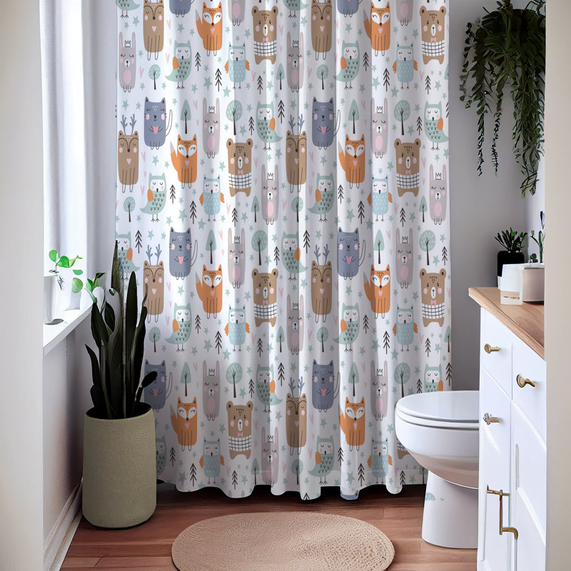 Shower Curtain, 93" H x 70" W
